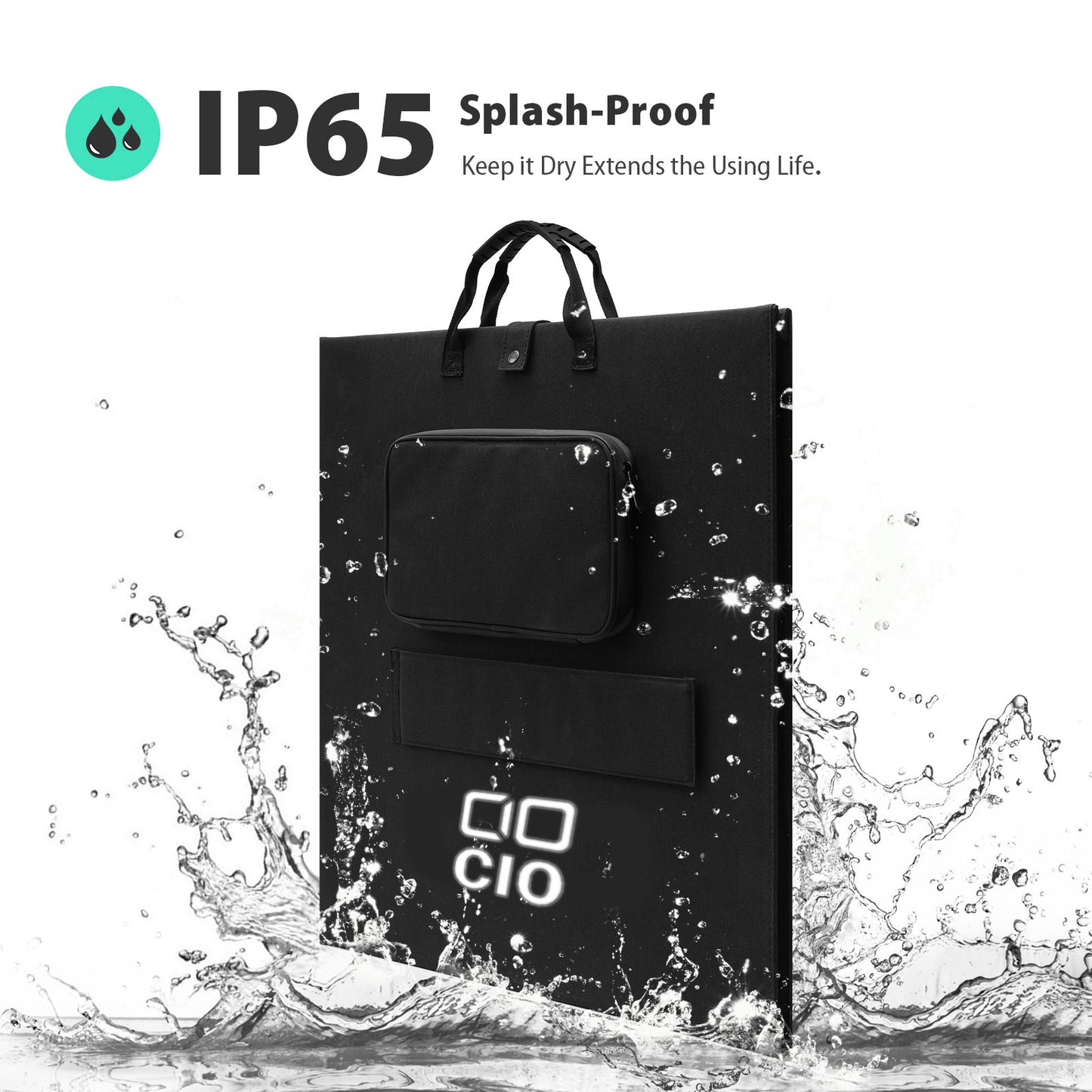 100W Portable Solar Panel for camping outdoor