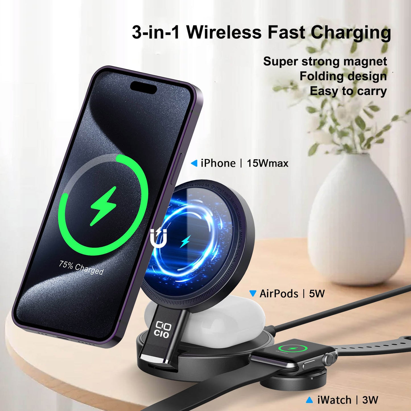 3-in-1 wireless fast charging SW47